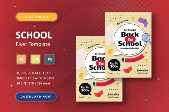 Back to School Flyer Template: A Versatile, Print-Ready Design Tool for Businesses and Educators