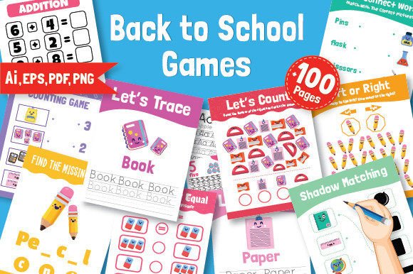 Back to School Games and Activities, KDP