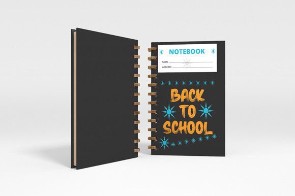 Back to School Spiral Notebook Cover