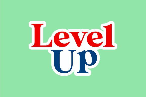 Back to School Sticker Level Up
