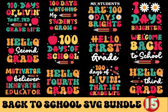 Back to School SVG Bundle for Creative Projects
