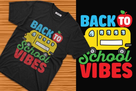 Back to School Vibes Tee Design