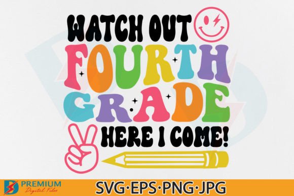 Fourth Grade SVG & 4th Back to School PNG: Creative Fuel for Teachers, Crafters, and Small Business Owners