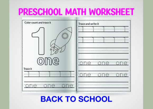 Preschool Math Worksheet, Back to School: A Practical Tool for Early Learning Integration