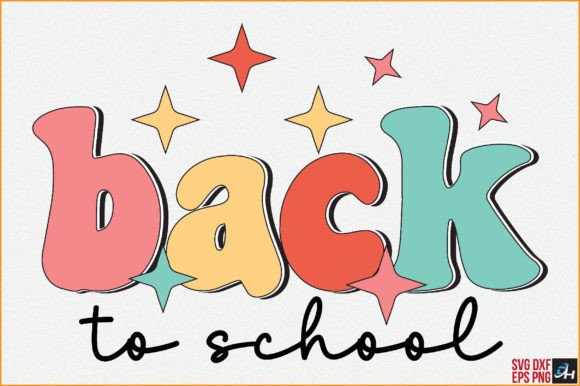 Retro SVG Back to School