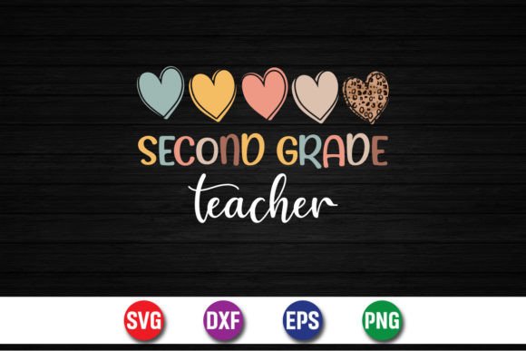 Second Grade Teacher, Back to School SVG: Craft-Ready Designs for Educators and Makers